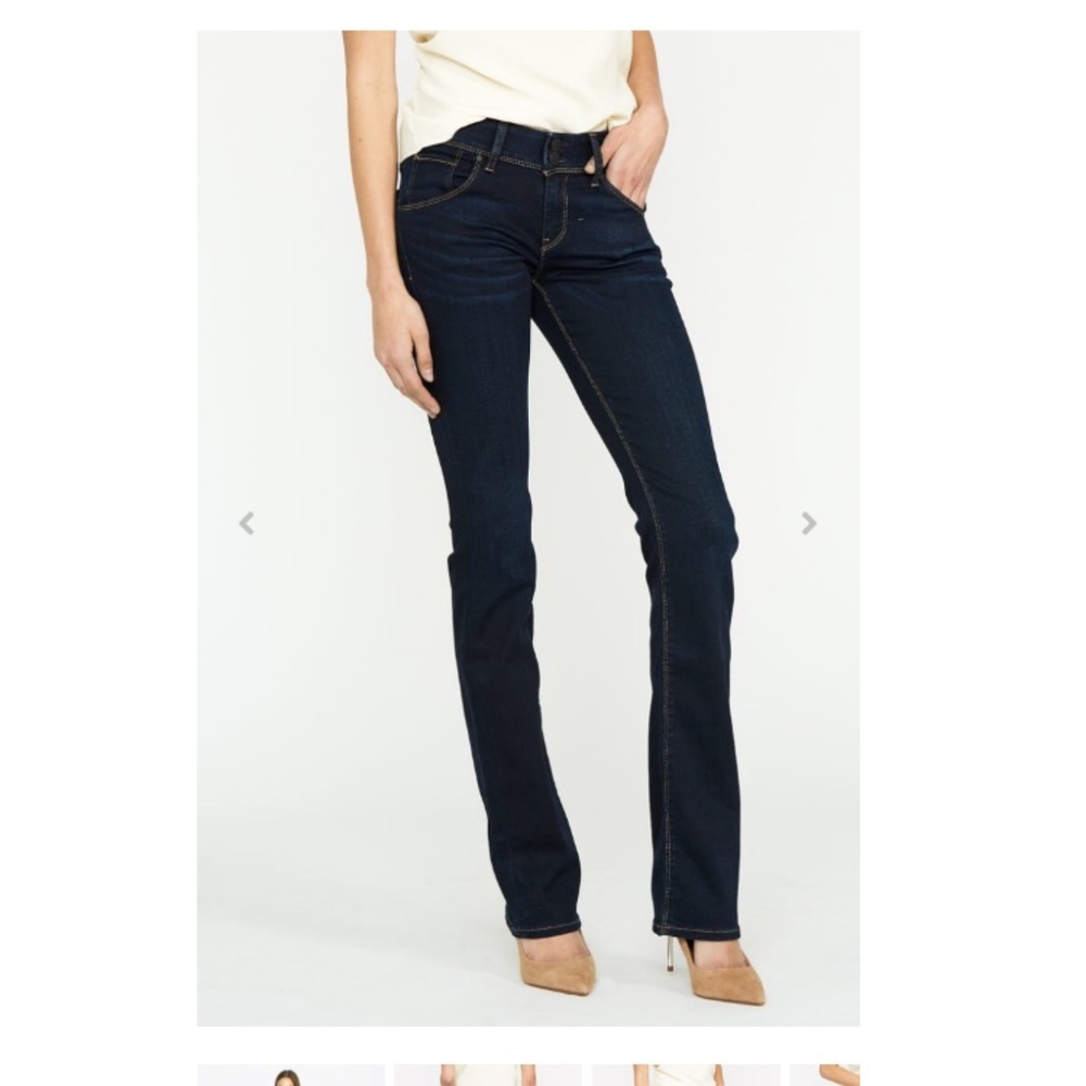 HUDSON Beth Midrise Baby Bootcut Jeans, size 25